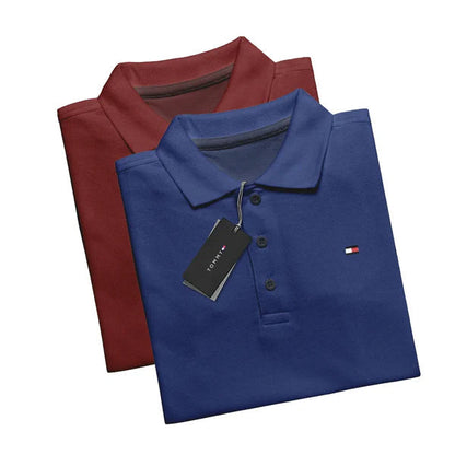 [KAUFEN SIE 1, ERHALTEN SIE 2] Set mit 2 Shirt Polo TH Essential