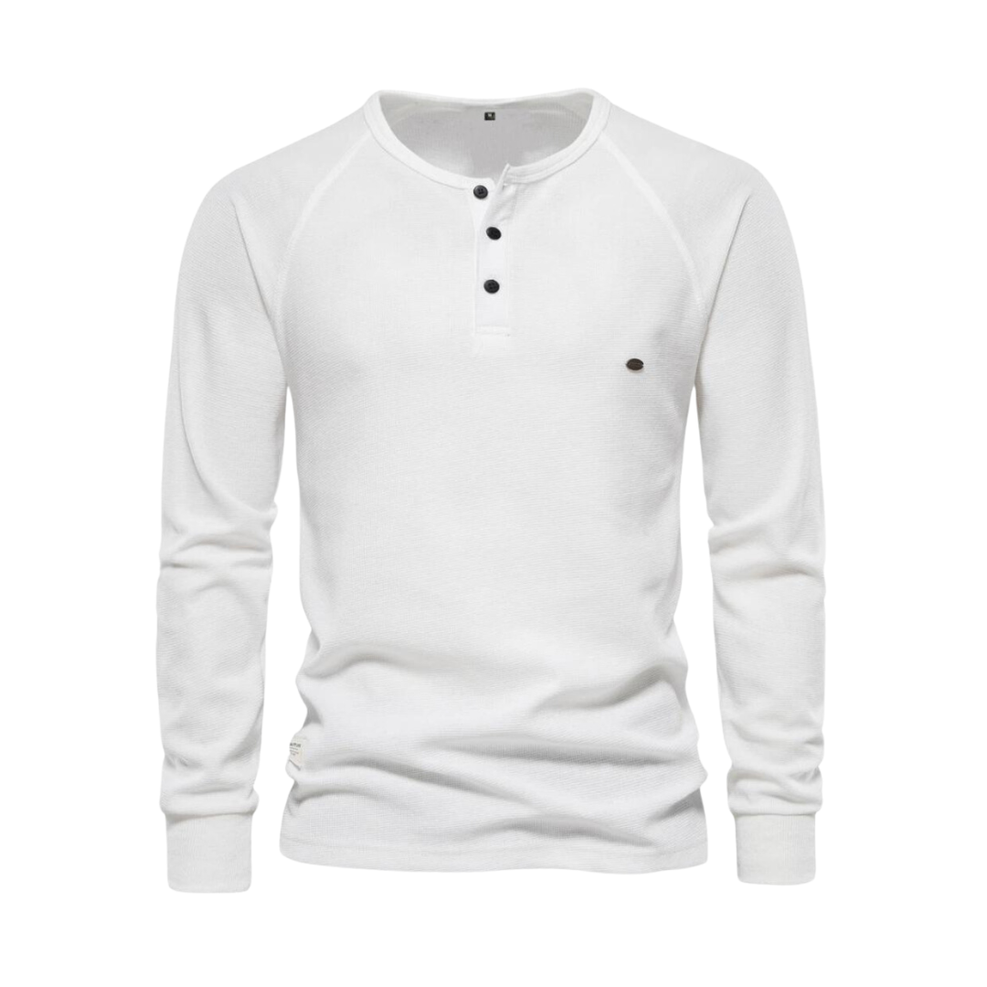 Waffle Henley Hemd