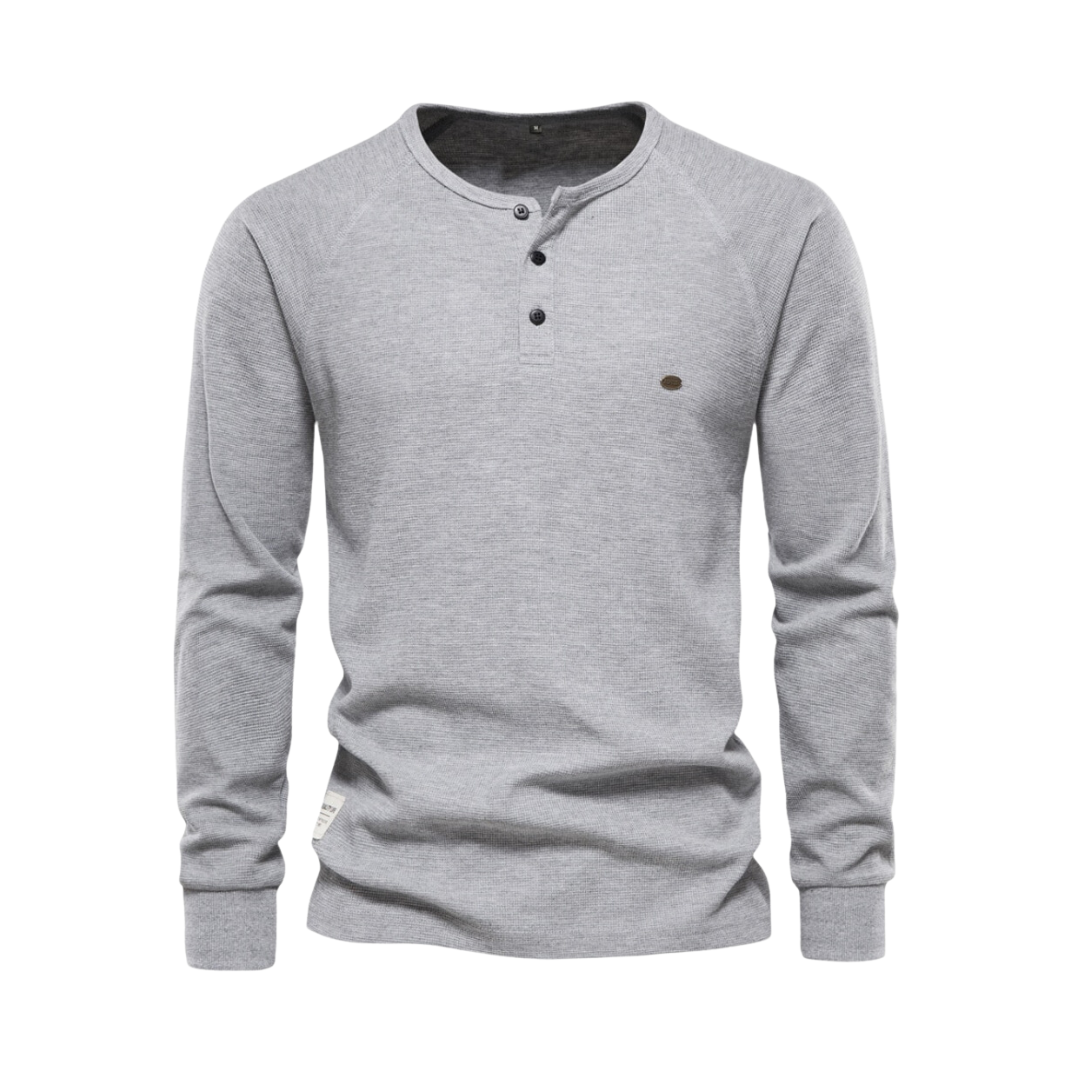 Waffle Henley Hemd