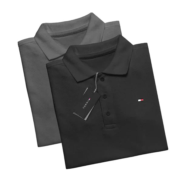 [KAUFEN SIE 1, ERHALTEN SIE 2] Set mit 2 Shirt Polo TH Essential