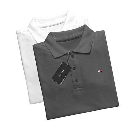 [KAUFEN SIE 1, ERHALTEN SIE 2] Set mit 2 Shirt Polo TH Essential