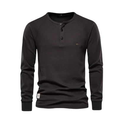 Waffle Henley Hemd